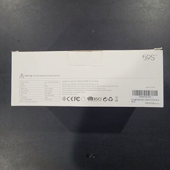 SUNUV UVC LED Sterilizing Box 59S Model S2 euc - Picture 3 of 7